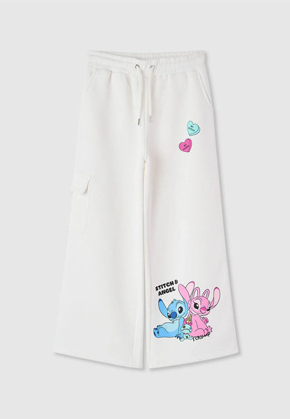Maxi tracksuit trousers with Stitch print for Girls