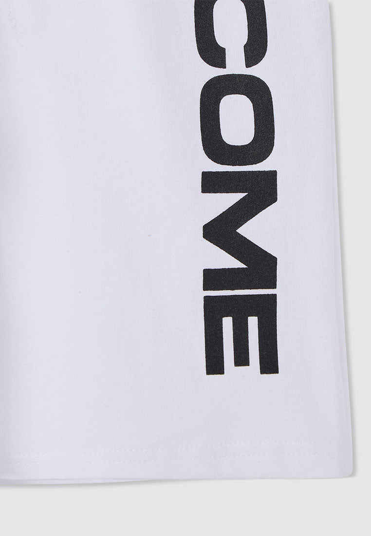 Men's "BECOME" Vertical Drawstring Shorts