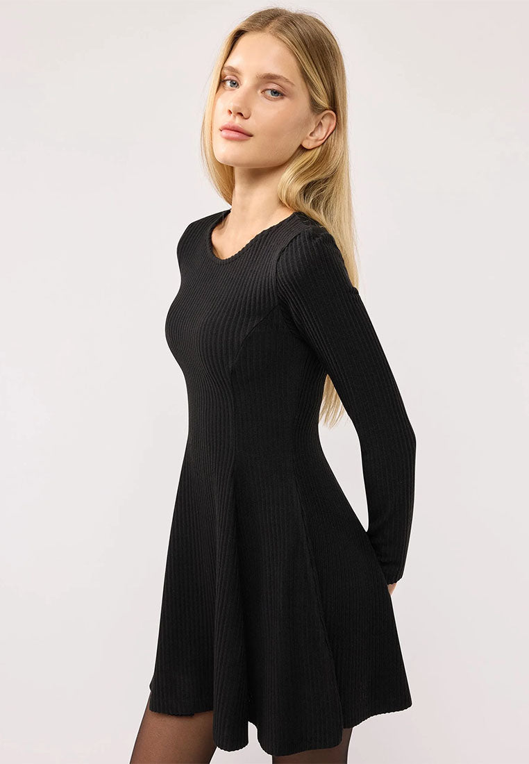 Women's Ribbed A-Line Dress