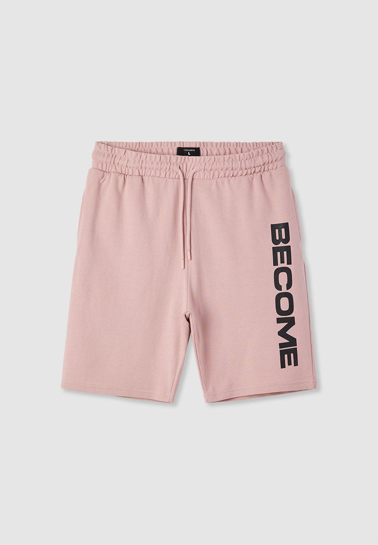 Men's "BECOME" Vertical Drawstring Shorts