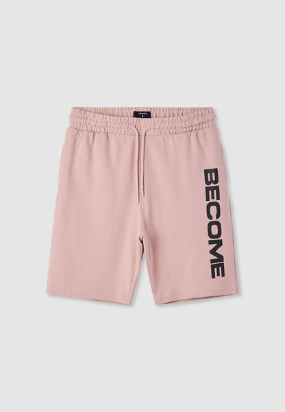 Men's "BECOME" Vertical Drawstring Shorts