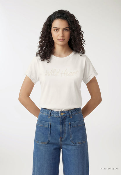 Women's Macramé edge Shirt