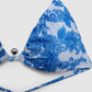 Women's Tassel Triangle Bikini Top
