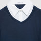 Women's Long-sleeve T-shirt with shirt inserts