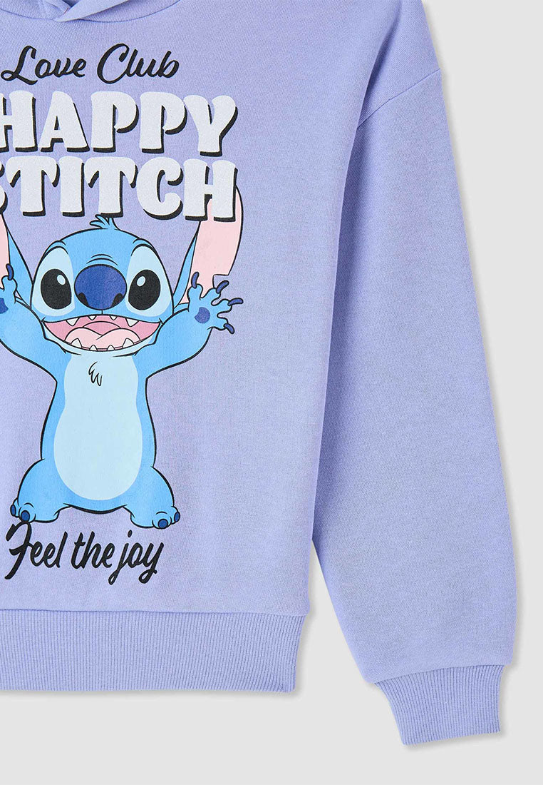 Hoodie with Stitch® print for Girls