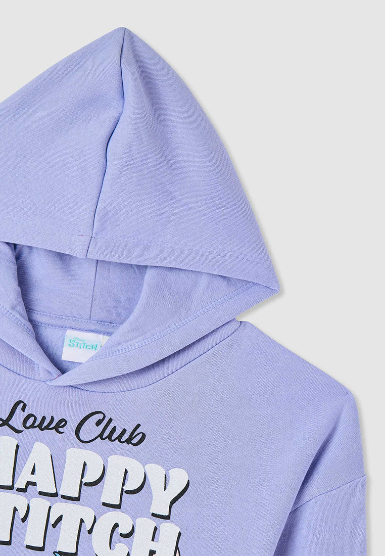 Hoodie with Stitch® print for Girls