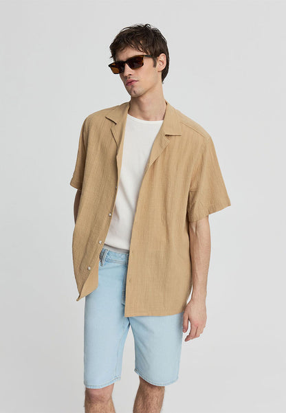 Men's Plain Bowling Shirt