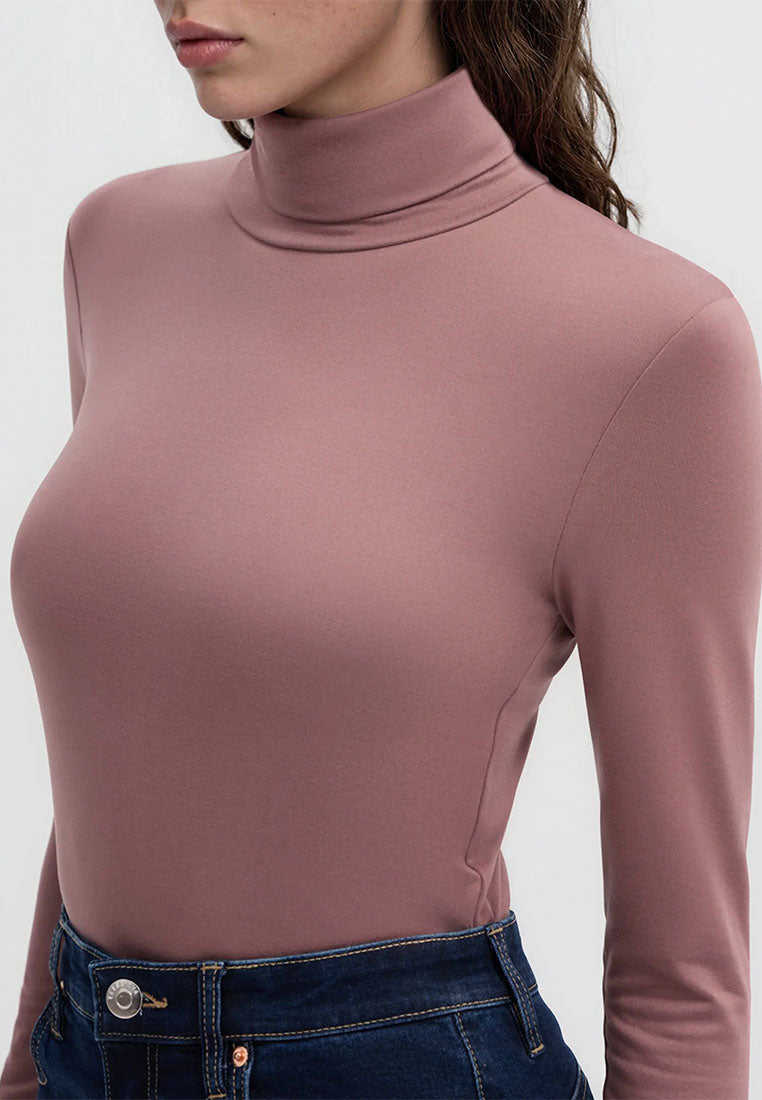 Women's High-neck Long-sleeved T-shirt