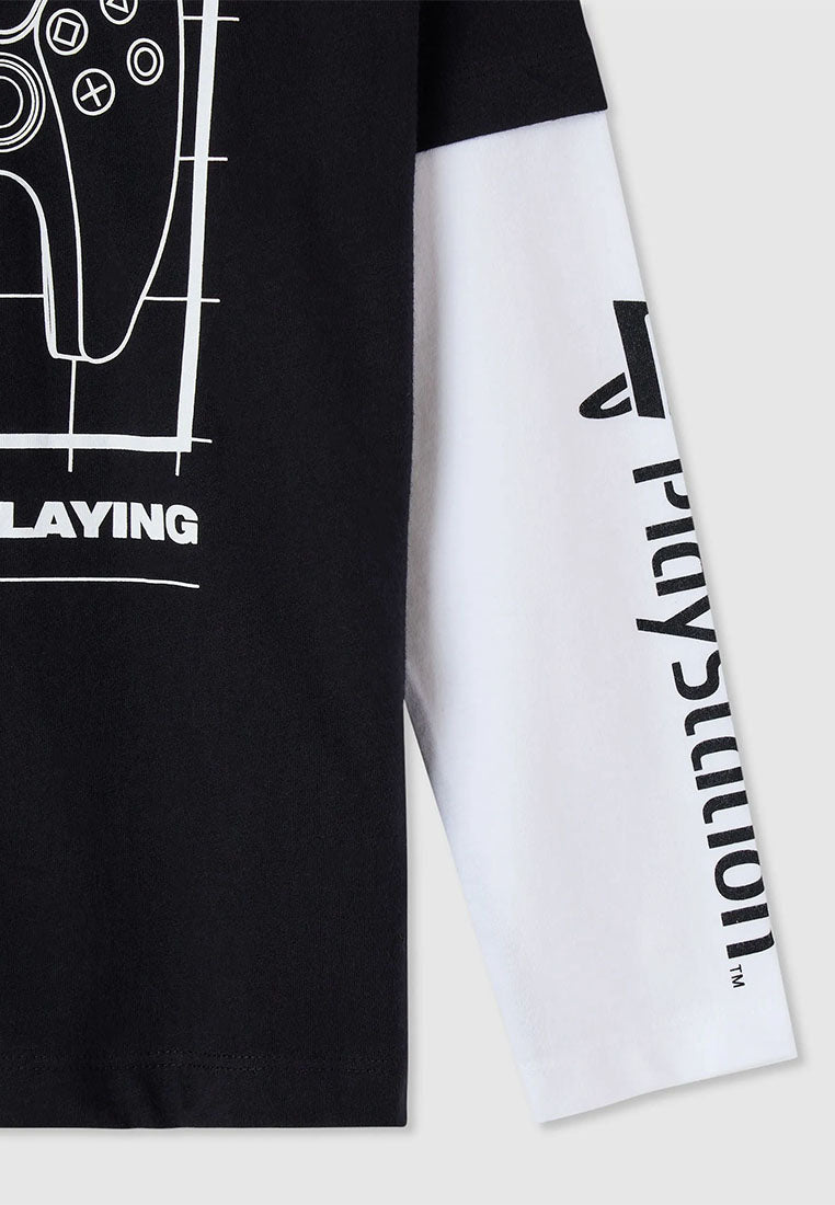 Long-sleeve T-shirt with PlayStation® print for Boys
