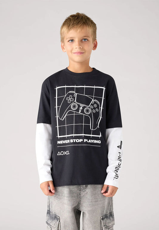Long-sleeve T-shirt with PlayStation® print for Boys