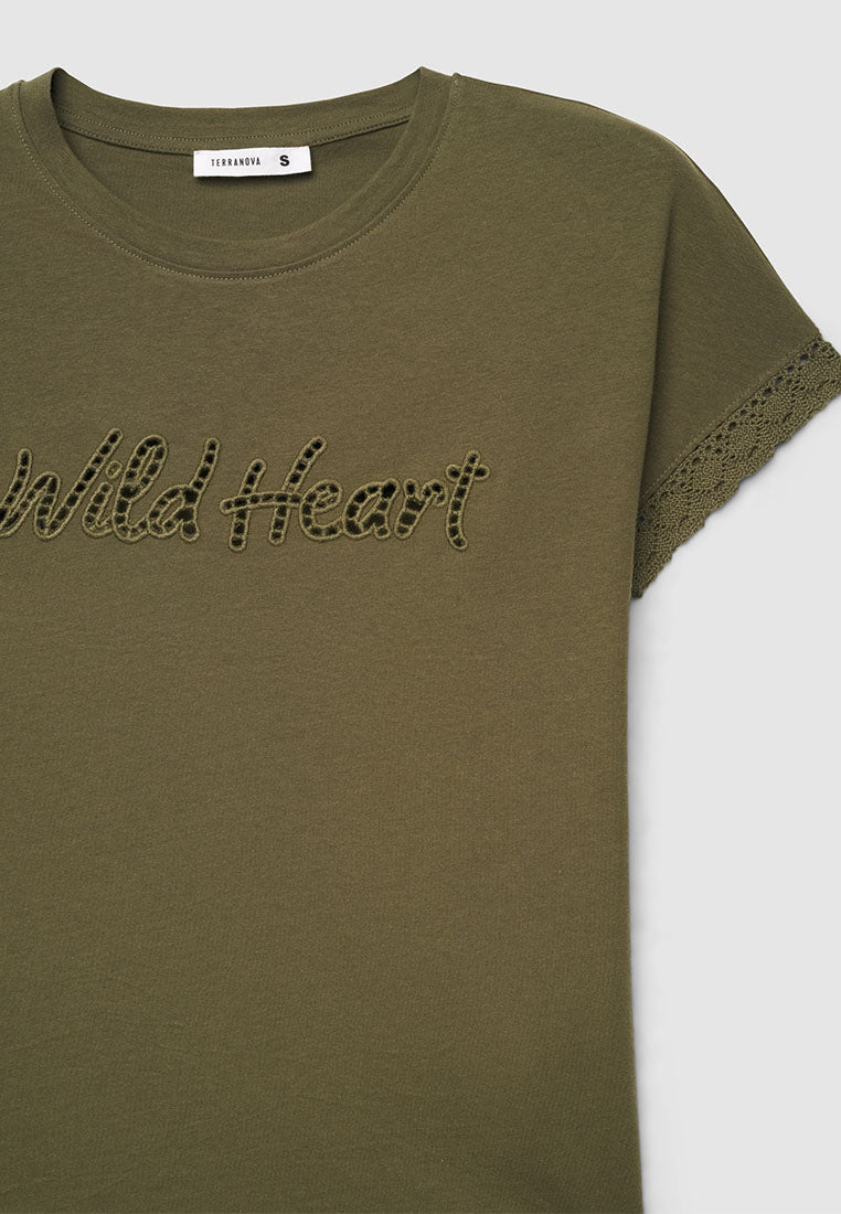 Women's Macramé edge Shirt