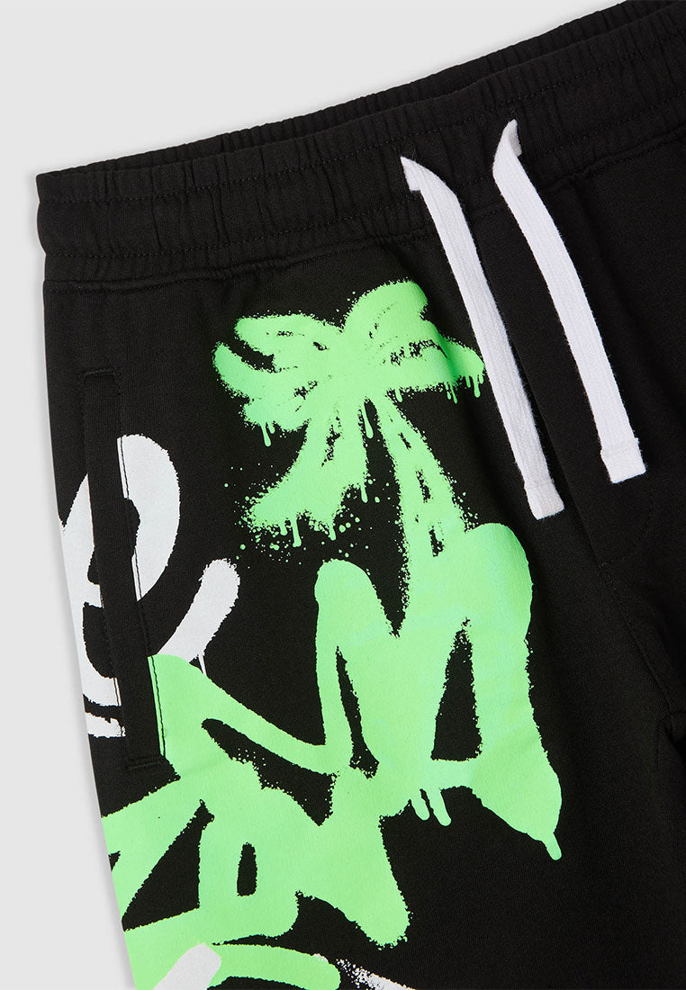 BLAZE Graffiti Graphic Shorts for Boys