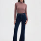 Women's High-neck Long-sleeved T-shirt