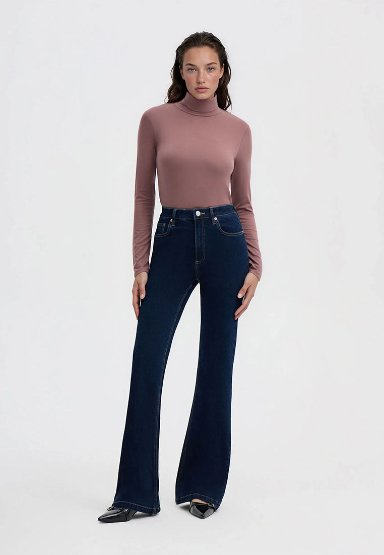 Women's High-neck Long-sleeved T-shirt