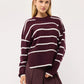 Women's Soft Crew Neck Striped Sweater