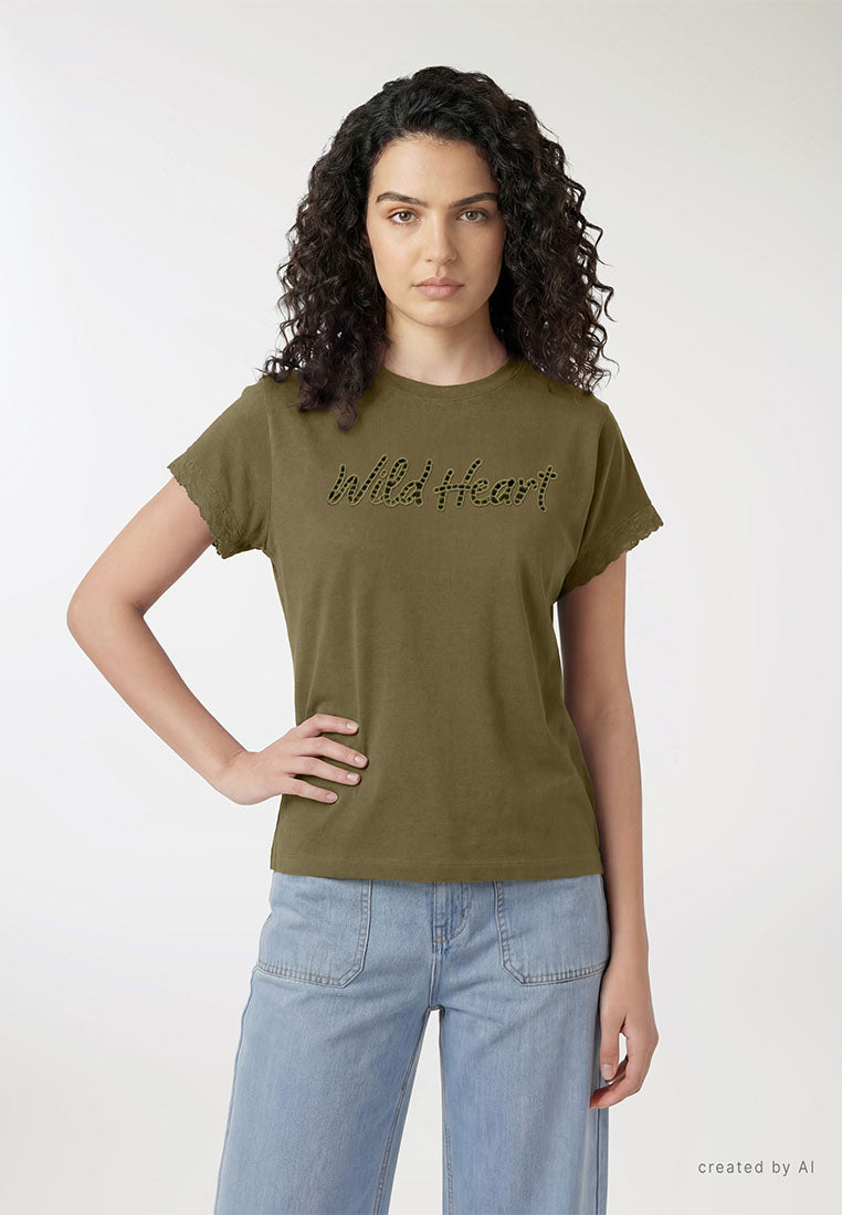 Women's Macramé edge Shirt