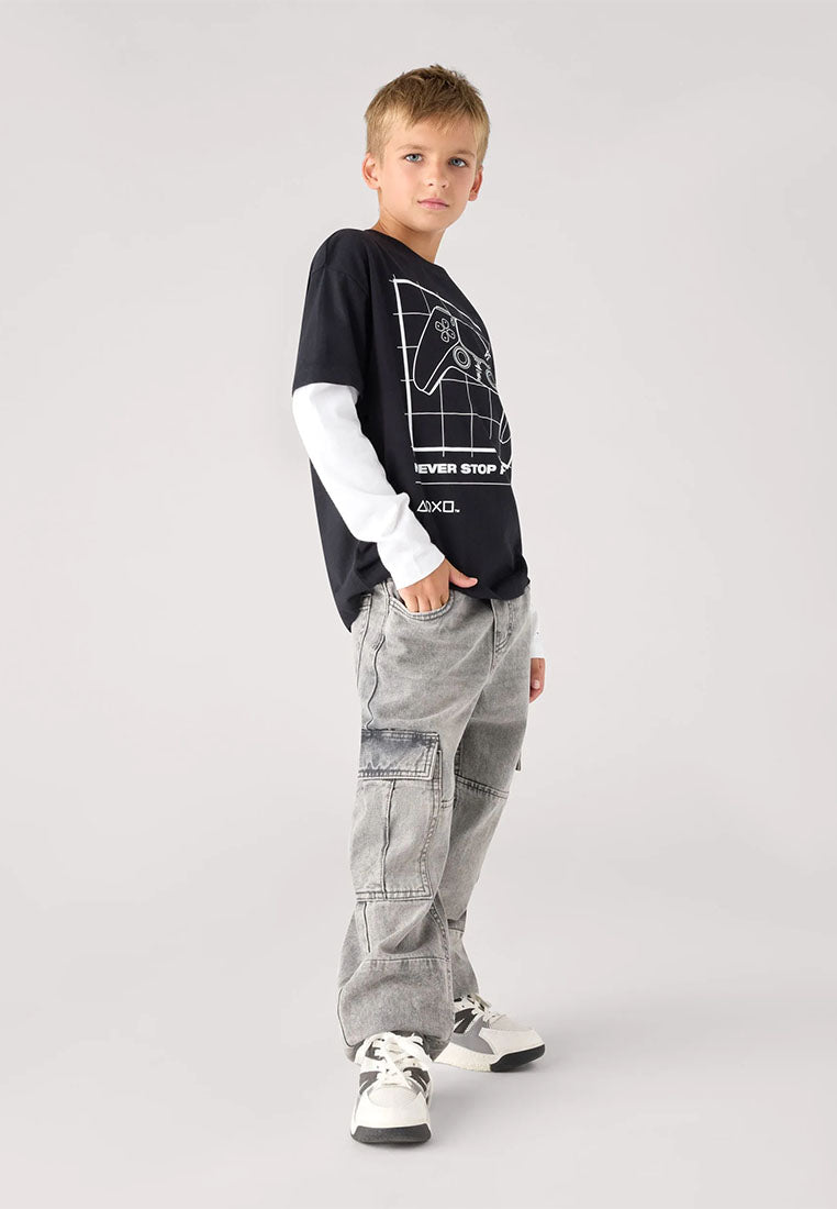 Long-sleeve T-shirt with PlayStation® print for Boys