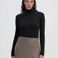 Women's High-neck Long-sleeved T-shirt
