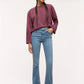 Women's High-waisted flared jeans