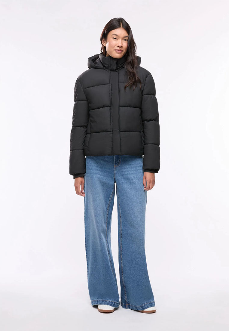Women's Padded jacket with plain hood