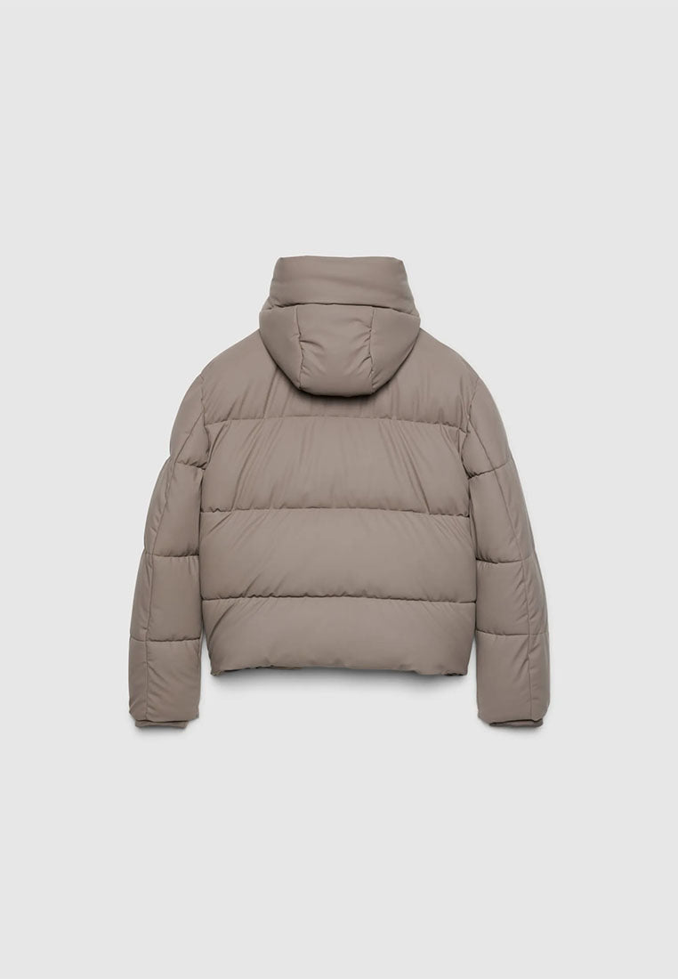 Women's Padded jacket with plain hood