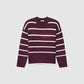 Women's Soft Crew Neck Striped Sweater