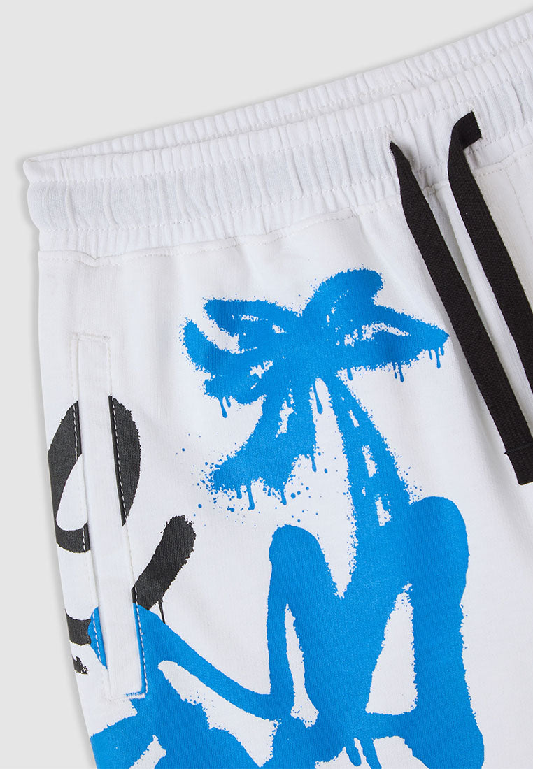 BLAZE Graffiti Graphic Shorts for Boys