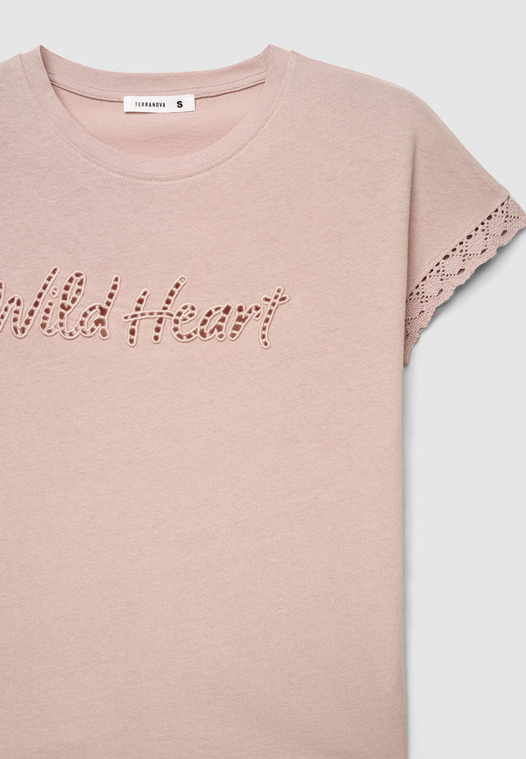 Women's Macramé edge Shirt