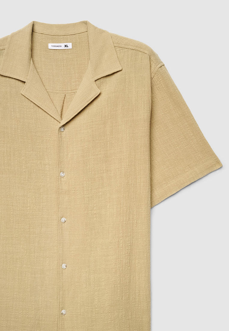 Men's Plain Bowling Shirt