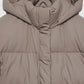 Women's Padded jacket with plain hood
