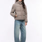 Women's Padded jacket with plain hood