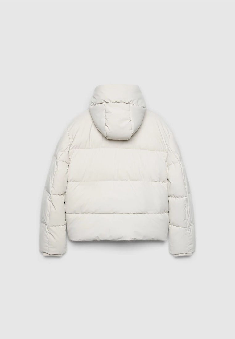 Women's Padded jacket with plain hood