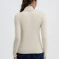 Women's High-neck Long-sleeved T-shirt