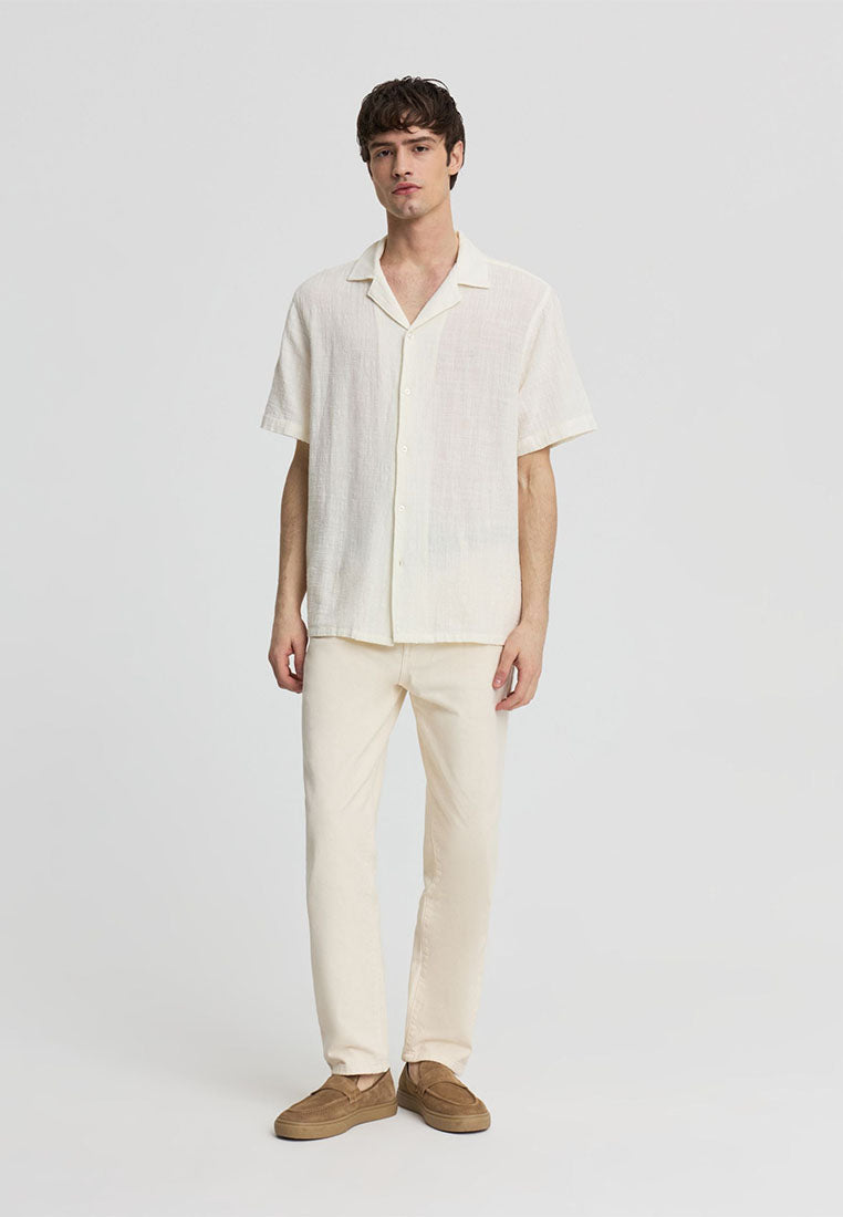 Men's Plain Bowling Shirt