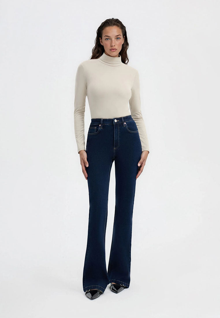 Women's High-neck Long-sleeved T-shirt