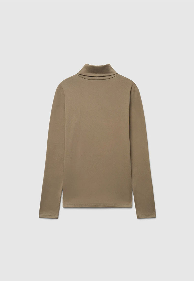 Women's High-neck Long-sleeved T-shirt
