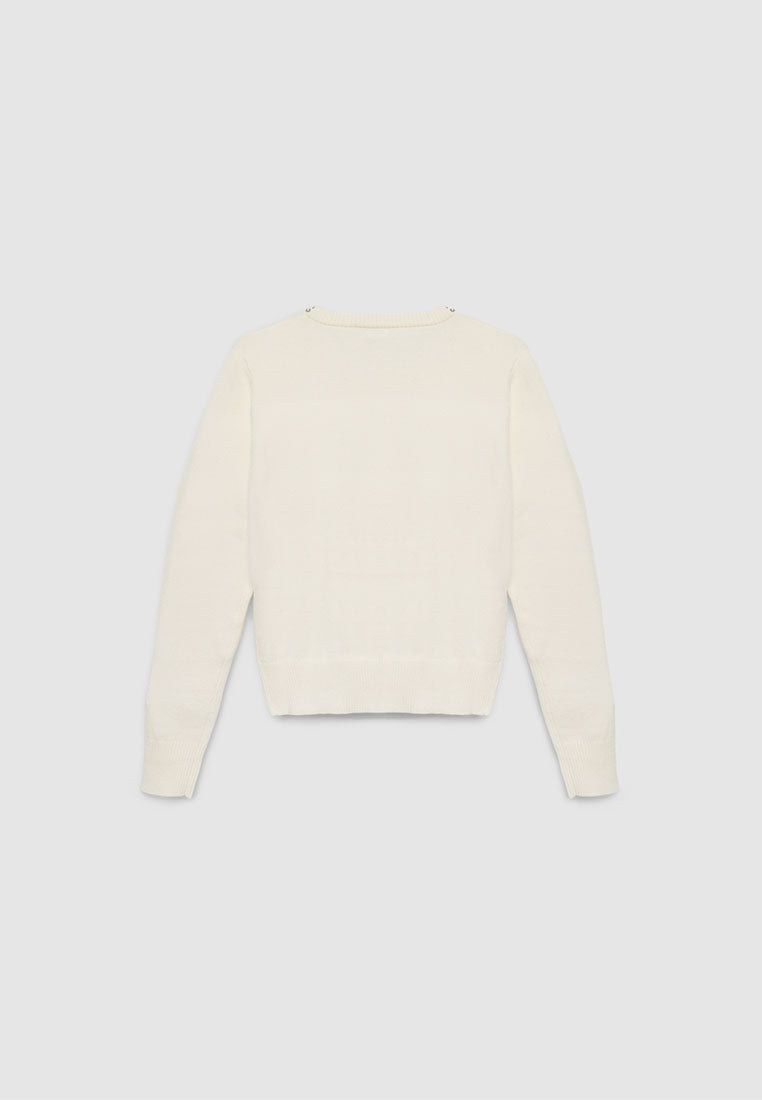 Women's Cardigan with jewel embellishments