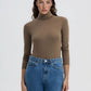 Women's High-neck Long-sleeved T-shirt