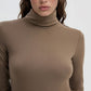 Women's High-neck Long-sleeved T-shirt