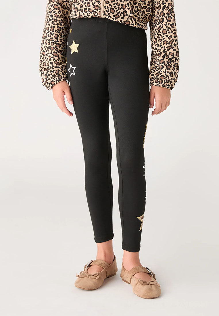Long Leggings with Star for Girls