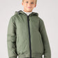 Padded jacket with hood and zip for Boys