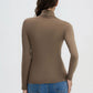 Women's High-neck Long-sleeved T-shirt