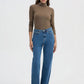 Women's High-neck Long-sleeved T-shirt