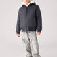 Padded jacket with hood and zip for Boys
