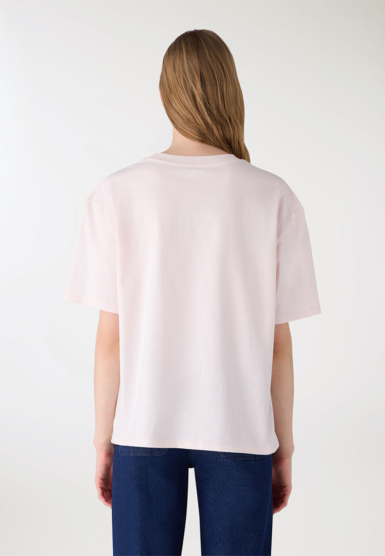 Women's Ocean Print Oversized Tee