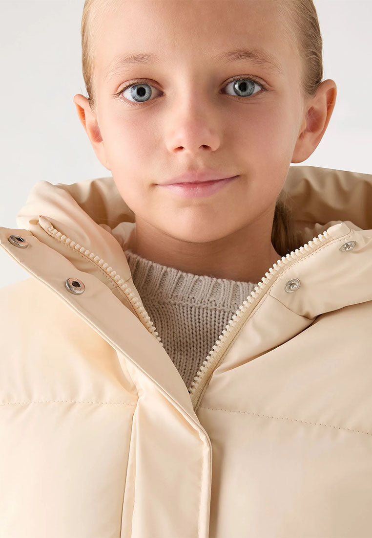 Padded jacket with hood for Girls