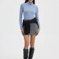 Women's High-neck Long-sleeved T-shirt