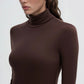 Women's High-neck Long-sleeved T-shirt