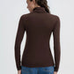 Women's High-neck Long-sleeved T-shirt