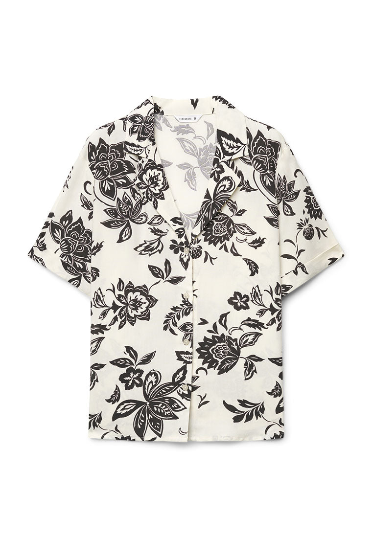 Women's Floral Loose-fitting shirt